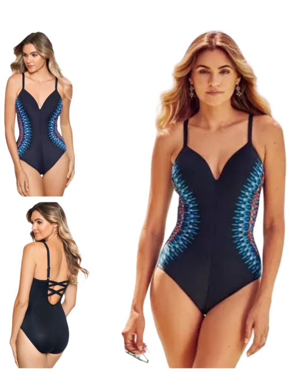 Miraclesuit Nepali Women’s Slimming Tummy Control  One-Piece Swimsuit Size 6